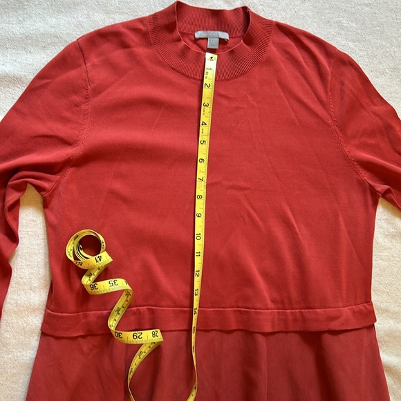 COS dress in burnt orange - Picture 8 of 9